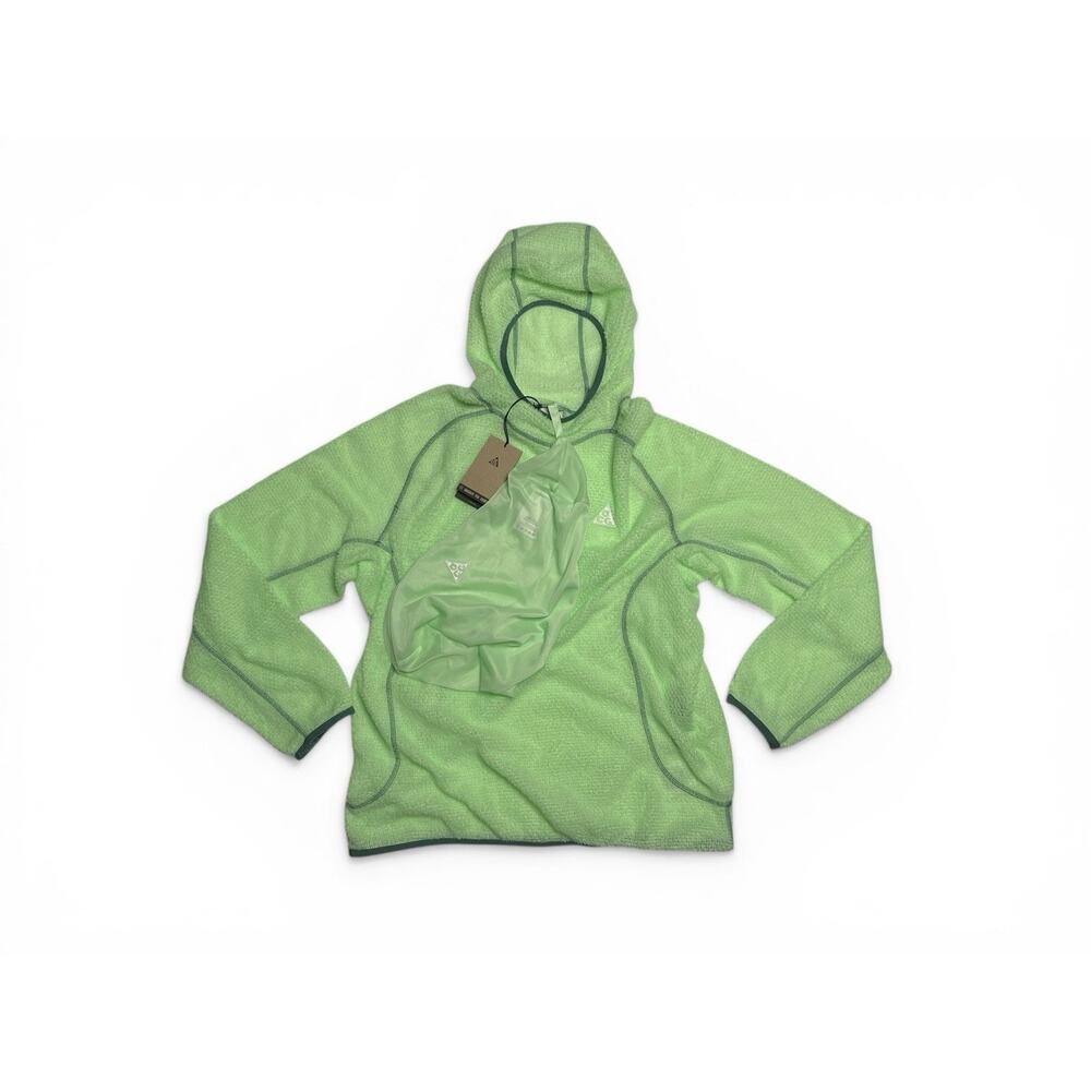 NWT Nike Men’s L ACG Wolf Lichen Mid Layer Top Hoodie Vapor Green DV9426-376